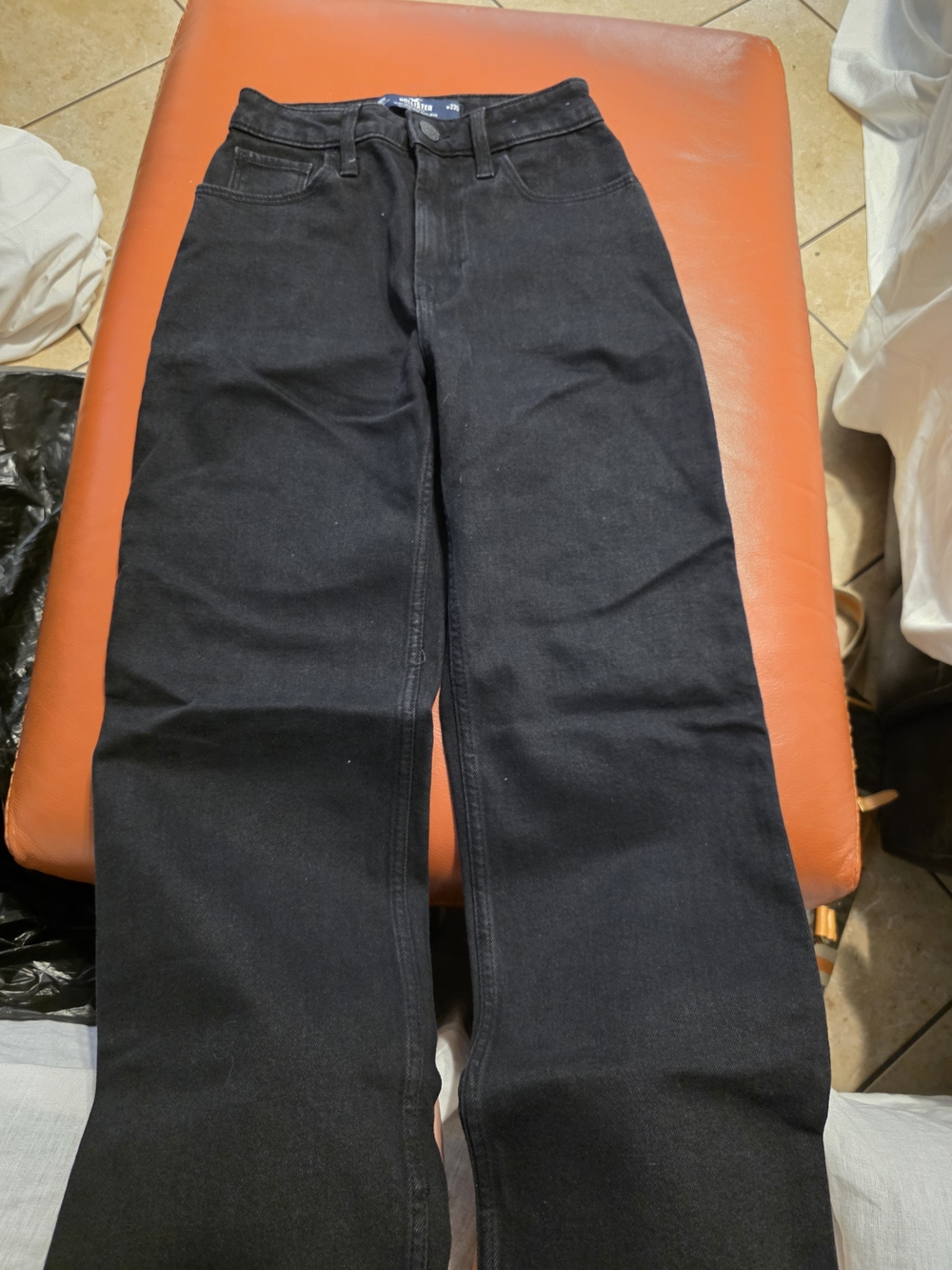 Hollister Black Boyfriend Jeans